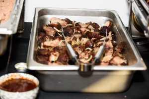 Event photography: Food display at O'creek Brewing Co. event in Moncton, NB